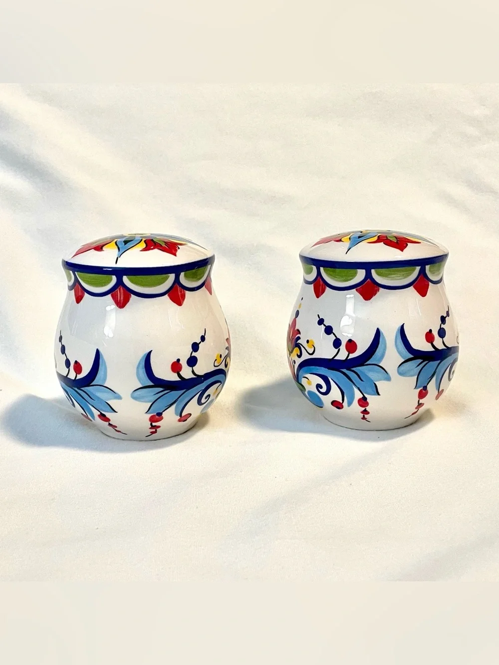Tabletops Unlimited San Marino Italian Salt & Pepper Shaker Set - Multicolored
